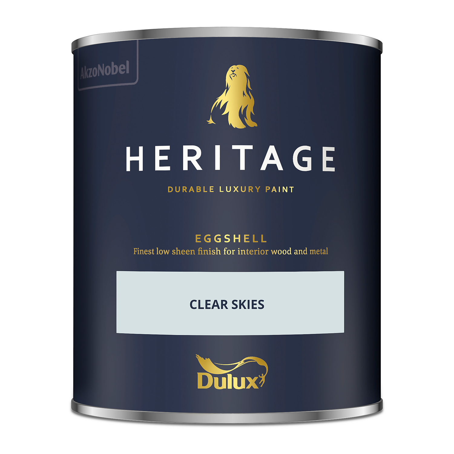 Dulux Heritage Eggshell Paint Clear Skies - 750ml 4 Dulux Heritage Eggshell Paint Clear Skies - 750ml - Image 4