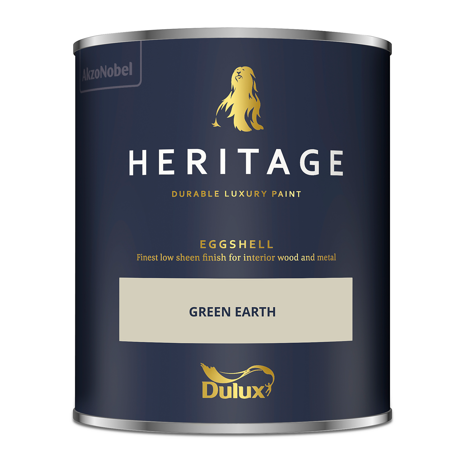 Dulux Heritage Eggshell Paint Green Earth - 750ml 4 Dulux Heritage Eggshell Paint Green Earth - 750ml - Image 4