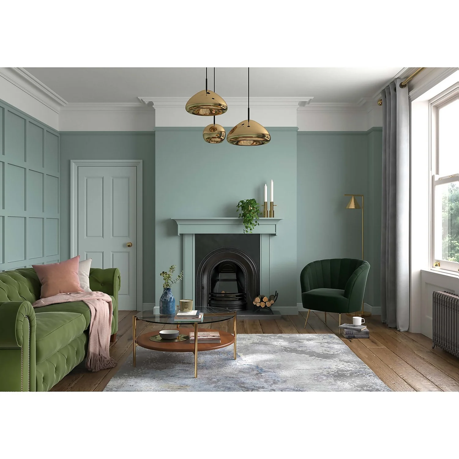 Dulux Heritage Eggshell Paint Rosemary Leaf - 750ml 2 Dulux Heritage Eggshell Paint Rosemary Leaf - 750ml - Image 2