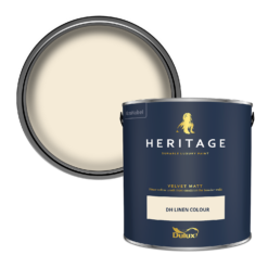 Dulux Heritage Matt Emulsion Paint DH Linen Colour - 2.5L