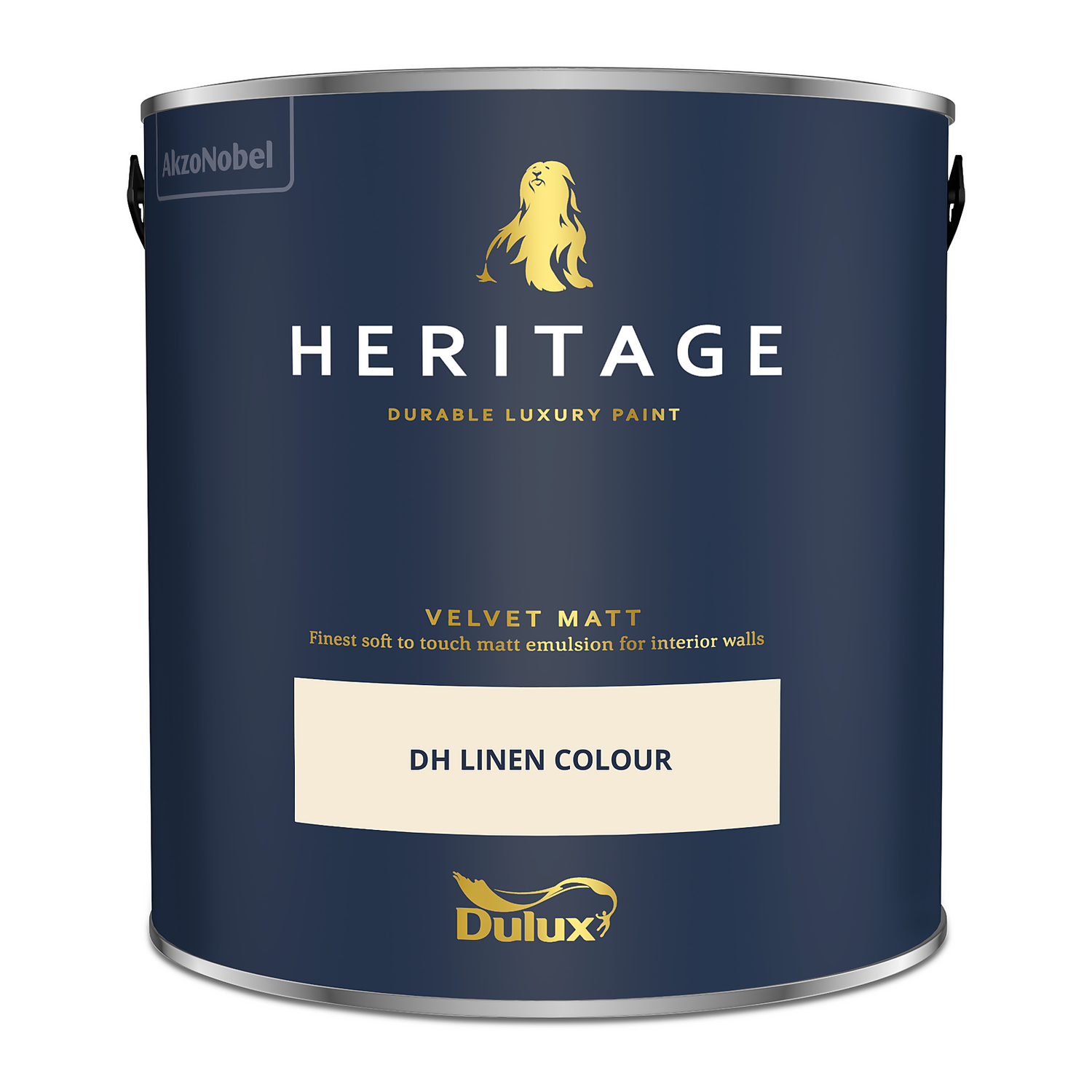 Dulux Heritage Matt Emulsion Paint DH Linen Colour - 2.5L 4 Dulux Heritage Matt Emulsion Paint DH Linen Colour - 2.5L - Image 4