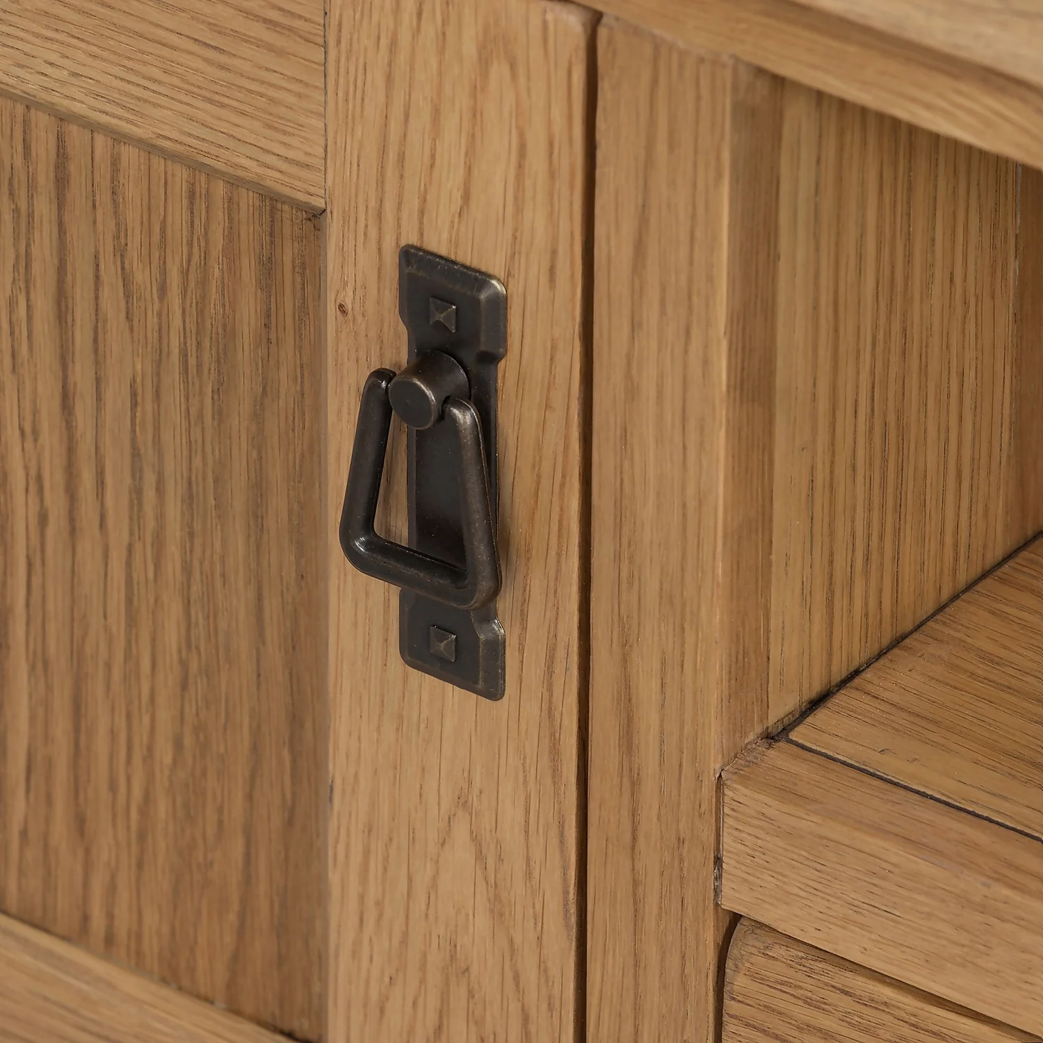 Hocombe Corner TV Stand - Oak 7 Hocombe Corner TV Stand - Oak - Image 7