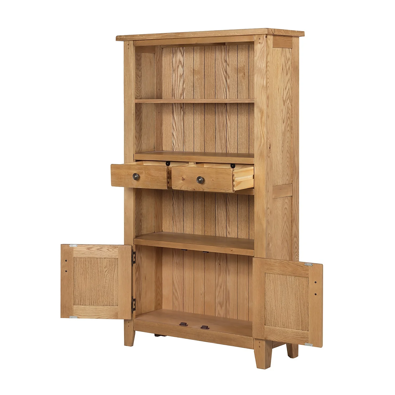 Hocombe Display Bookcase - Oak 3 Hocombe Display Bookcase - Oak - Image 3