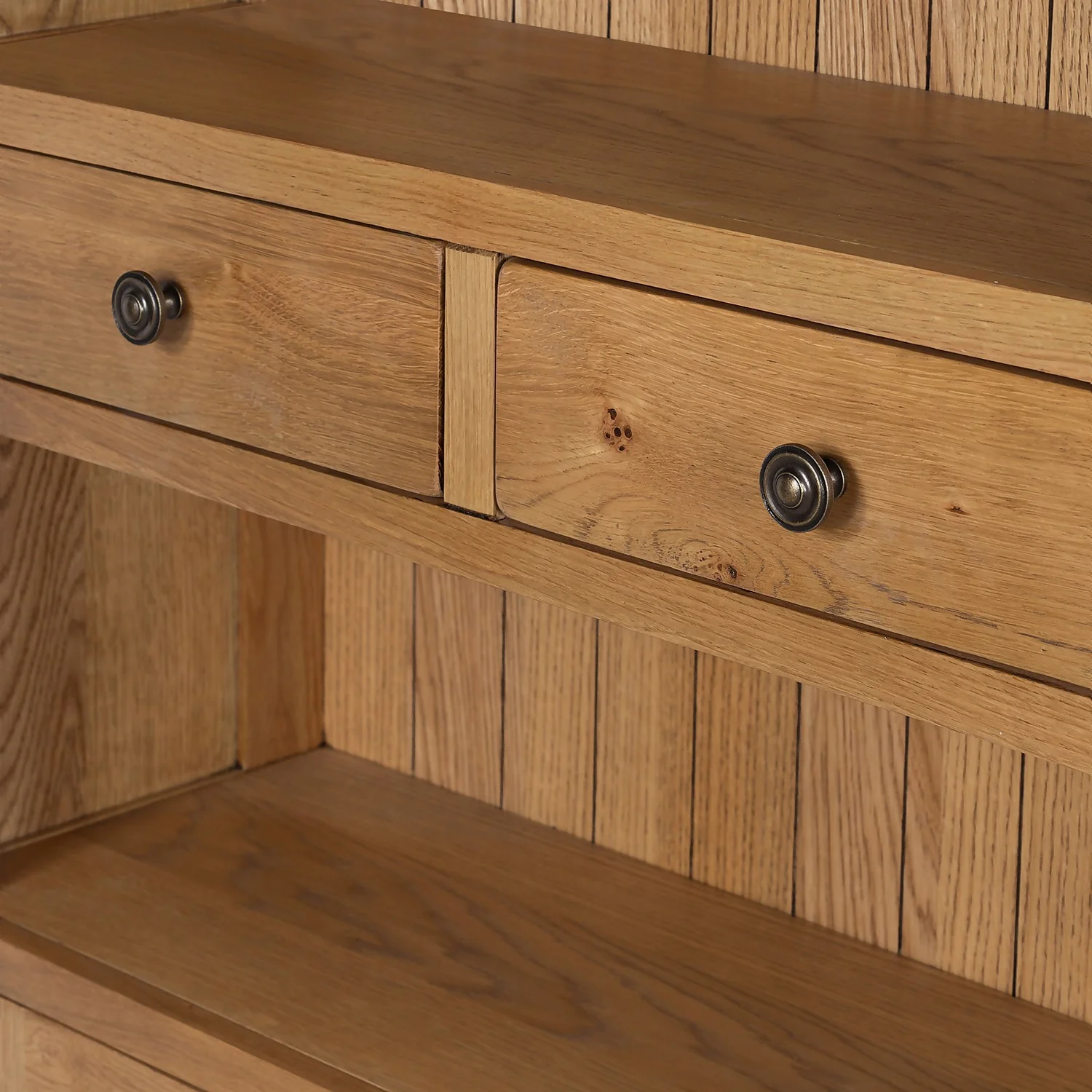 Hocombe Display Bookcase - Oak 8 Hocombe Display Bookcase - Oak - Image 8