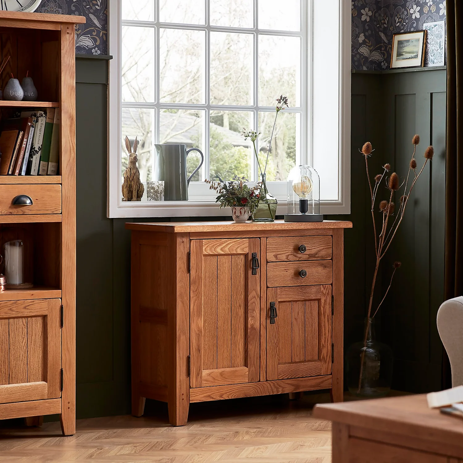 Hocombe Small Sideboard - Oak 2 Hocombe Small Sideboard - Oak - Image 2