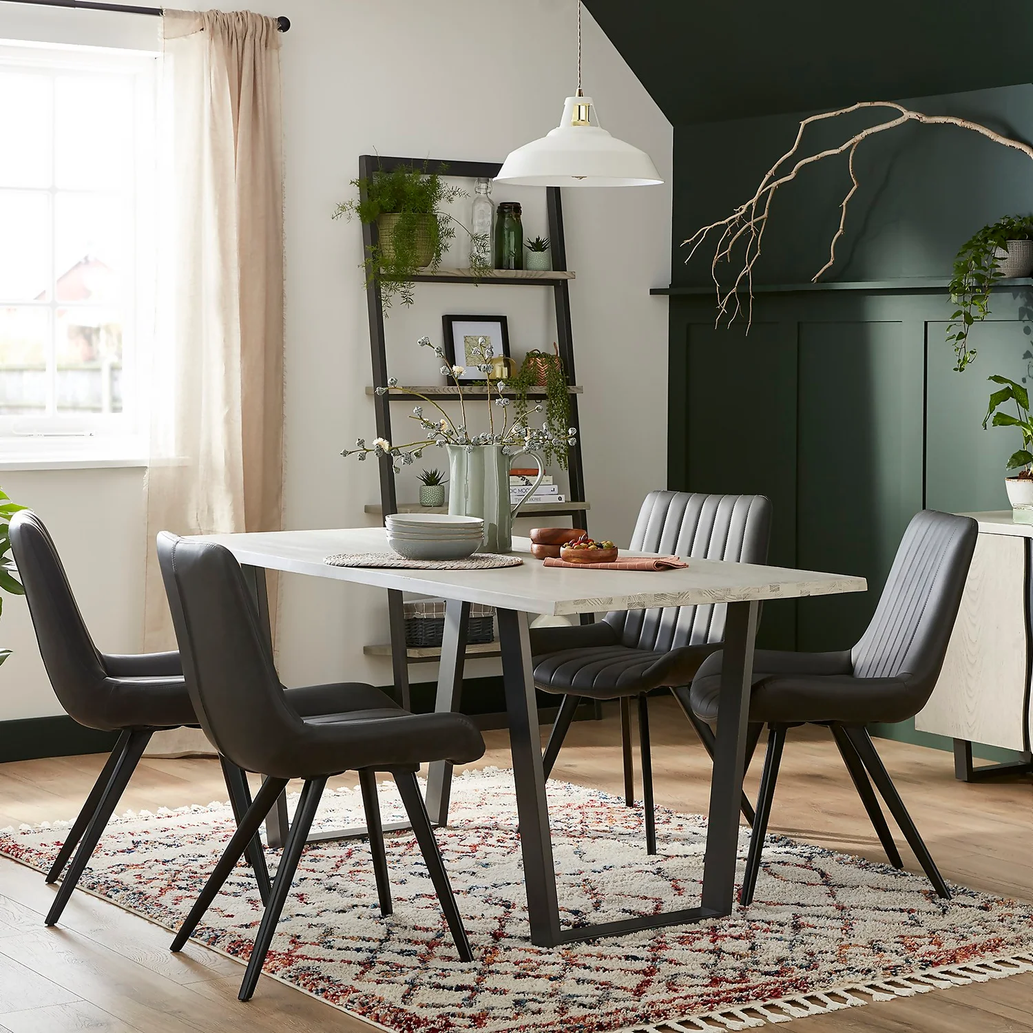 Dalston Grey Ash Ladder Shelf 2 Dalston Grey Ash Ladder Shelf - Image 2