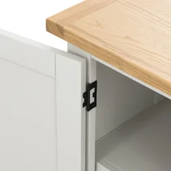 Ashstead Small Sideboard - Oak & Ivory -Cheap Deco Casa Store 12917103 2004897163011545