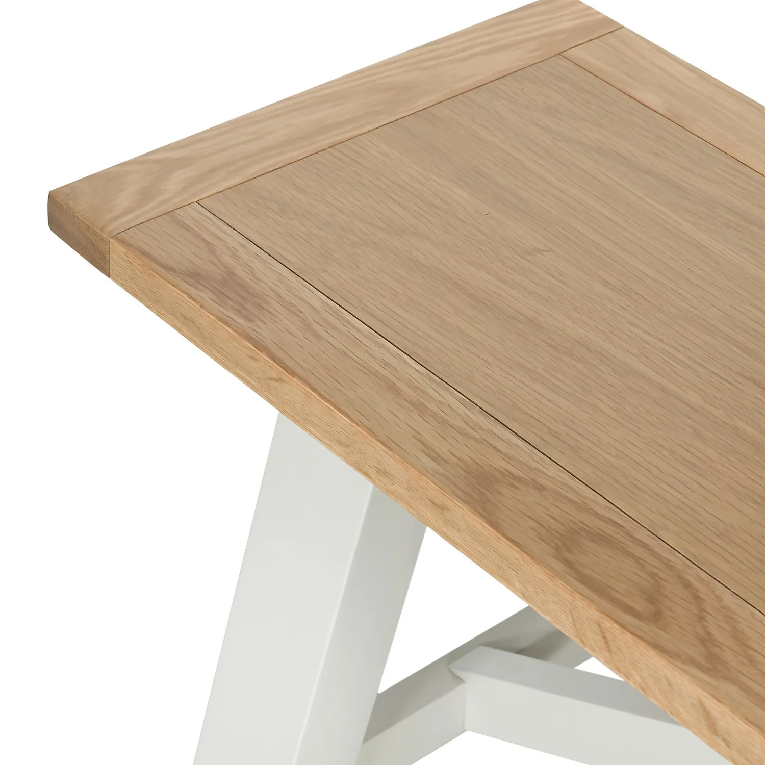 Ashstead Bench - Oak & Ivory 8 Ashstead Bench - Oak & Ivory - Image 8