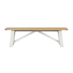 Ashstead Bench - Oak & Ivory 11 Ashstead Bench - Oak & Ivory -Cheap Deco Casa Store 12917114 2104897161400776