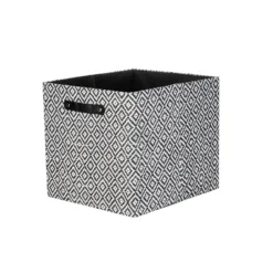 Clever Cube Patterned Fabric Insert - Black Jacquard