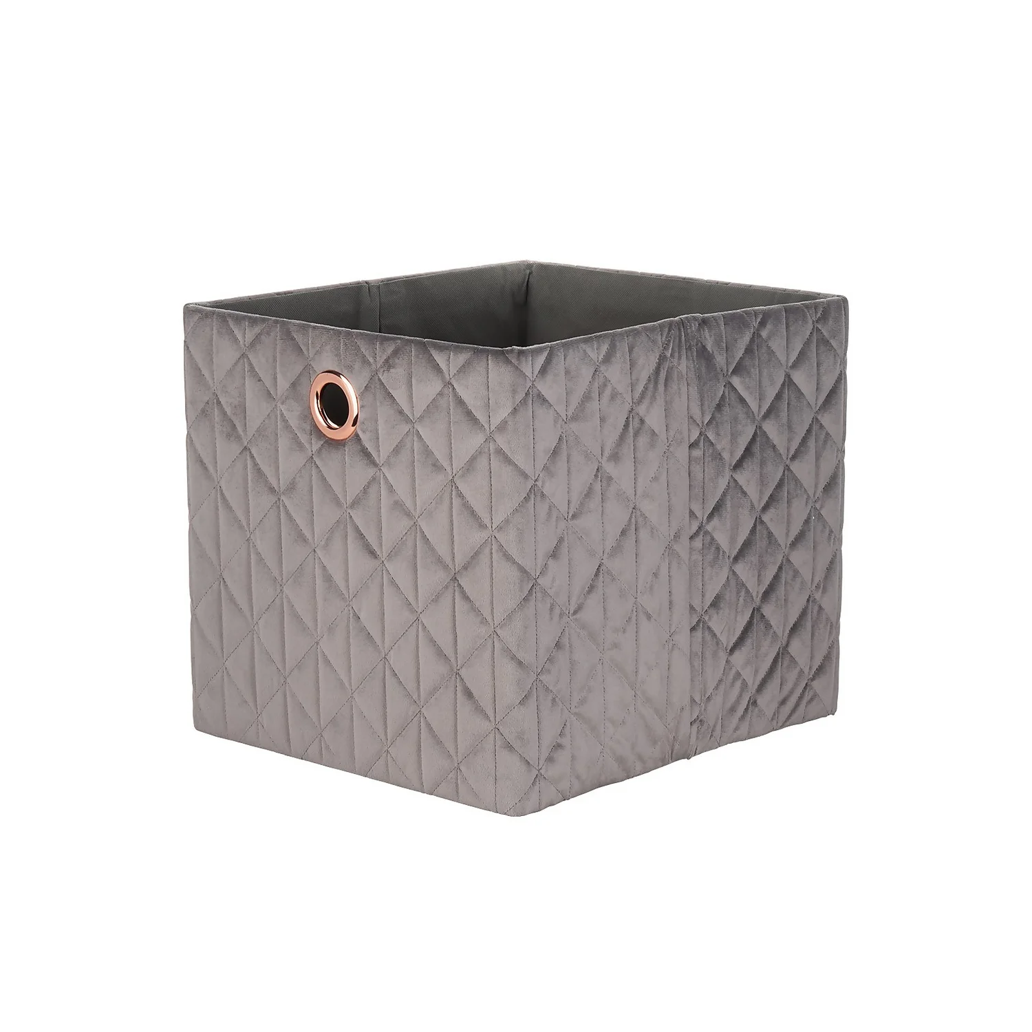 Clever Cube Quilted Velvet Insert - Grey 1 Clever Cube Quilted Velvet Insert - Grey