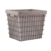 Clever Cube Wire Insert Charcoal Storage Basket