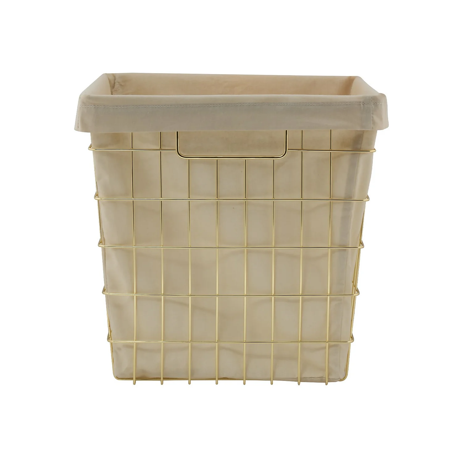 Clever Cube Wire Insert Gold Storage Basket 3 Clever Cube Wire Insert Gold Storage Basket - Image 3