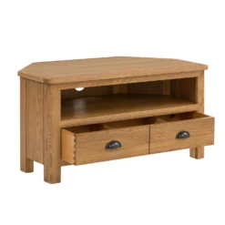 Norbury Corner TV Stand - Oak -Cheap Deco Casa Store 12940834 3274873340519310