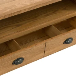 Norbury Corner TV Stand - Oak -Cheap Deco Casa Store 12940834 8884873340679492