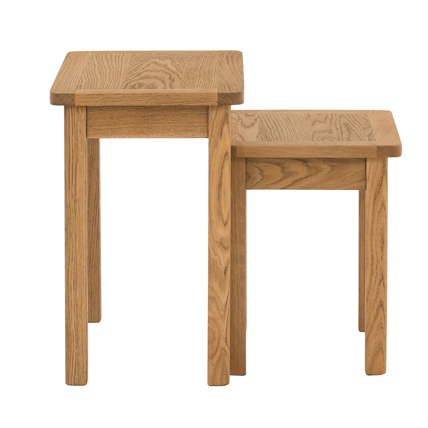 Norbury Nest Of 2 Tables - Oak 2 Norbury Nest Of 2 Tables - Oak - Image 2