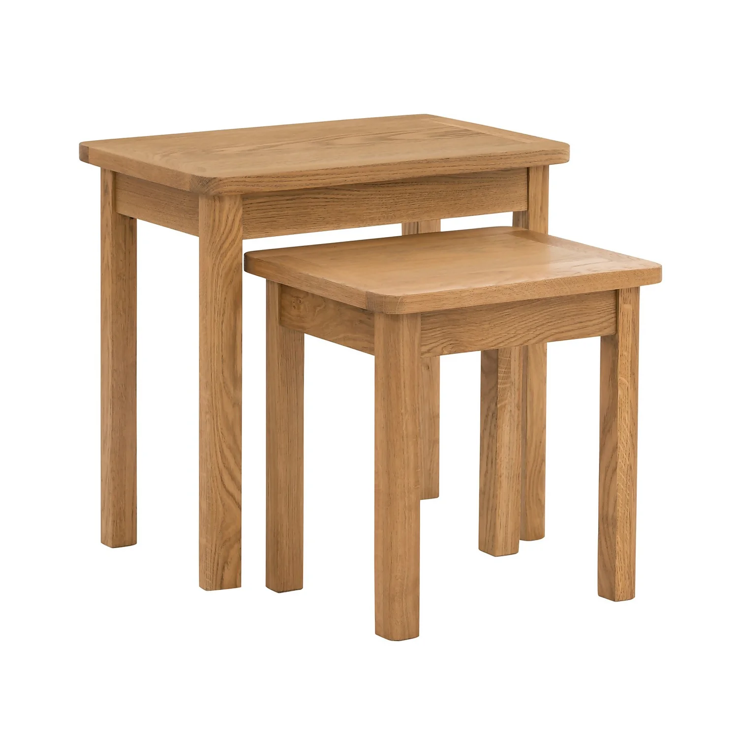 Norbury Nest Of 2 Tables - Oak 1 Norbury Nest Of 2 Tables - Oak