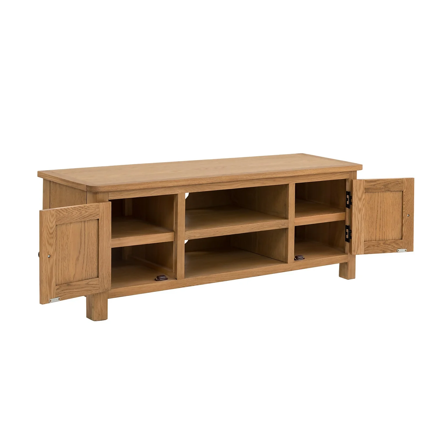 Norbury Wide TV Stand - Oak 2 Norbury Wide TV Stand - Oak - Image 2