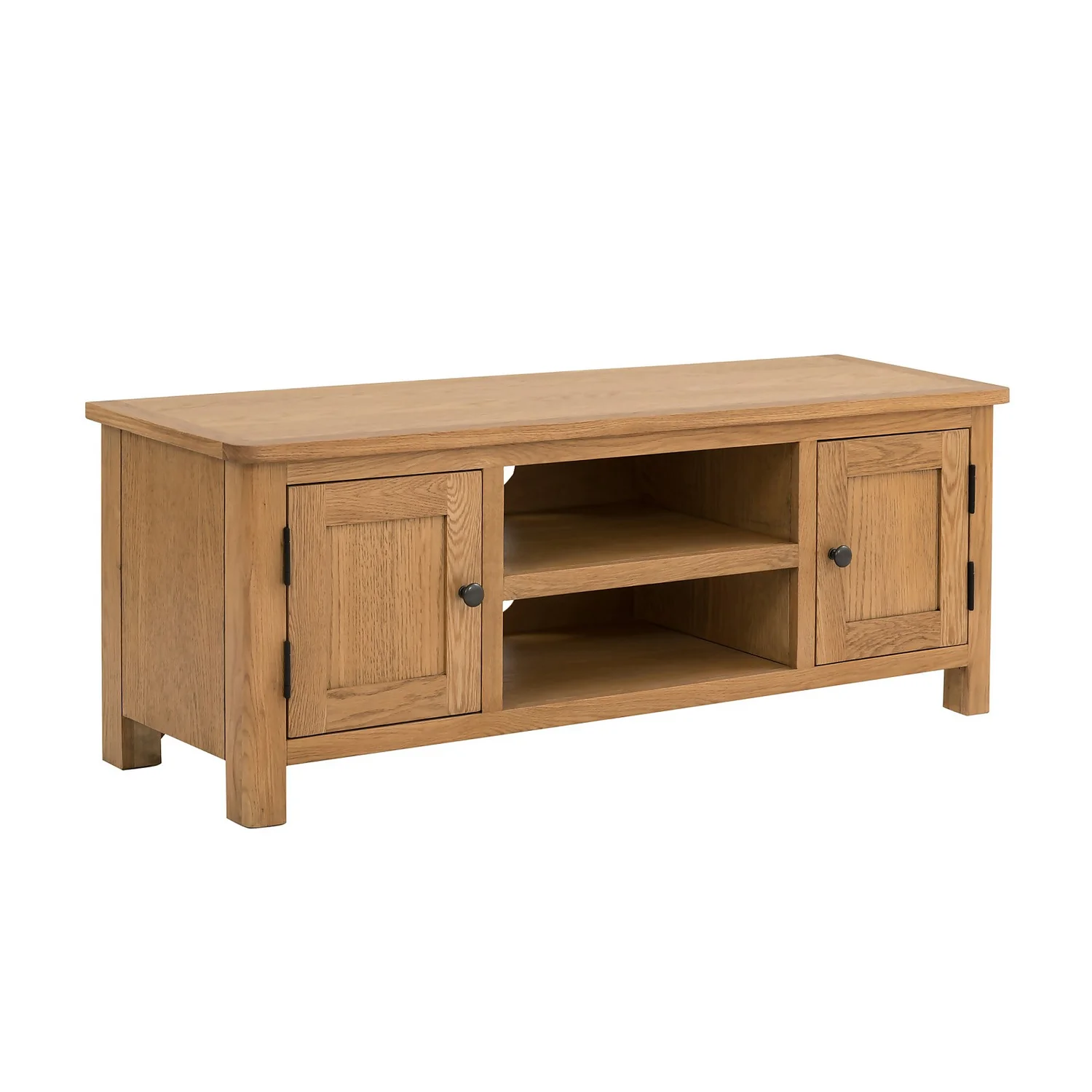 Norbury Wide TV Stand - Oak 1 Norbury Wide TV Stand - Oak