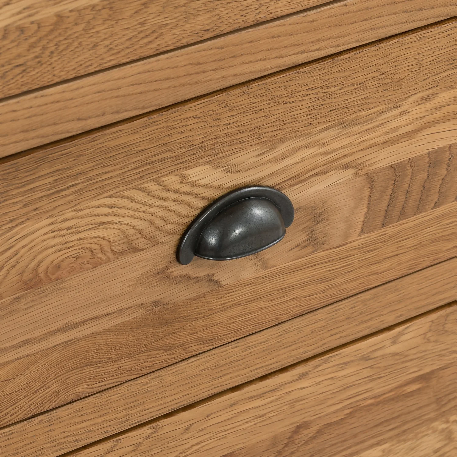 Norbury 5 Drawer Chest - Oak 7 Norbury 5 Drawer Chest - Oak - Image 7