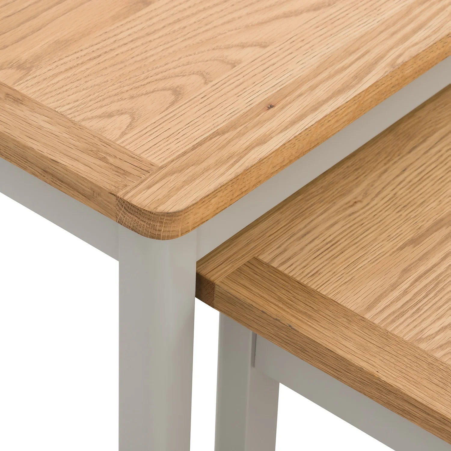 Norbury Nest Of 2 Tables - Grey 5 Norbury Nest Of 2 Tables - Grey - Image 5