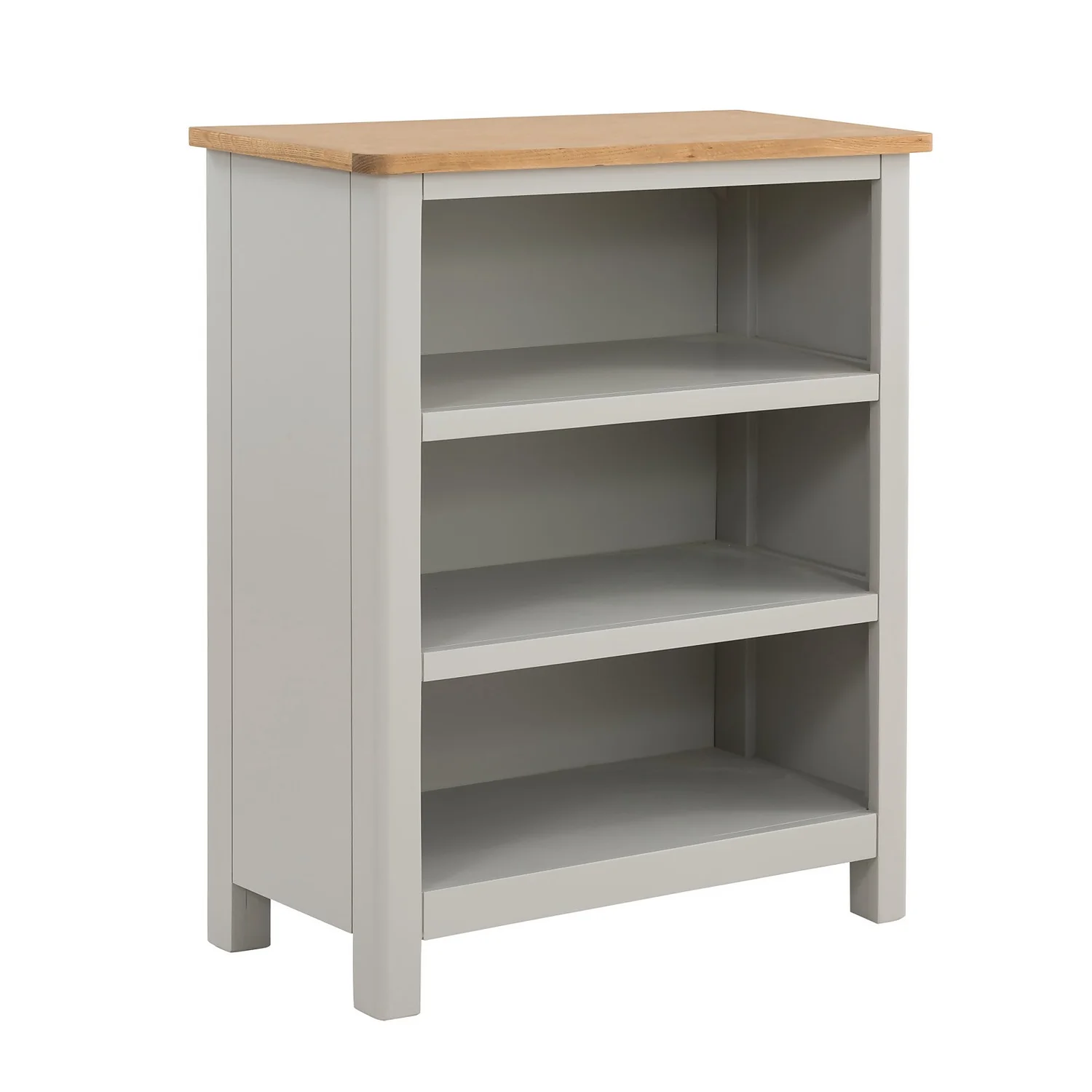 Norbury Low Bookcase - Grey 1 Norbury Low Bookcase - Grey
