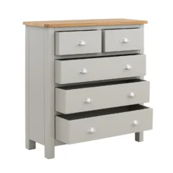 Norbury 5 Drawer Chest - Grey 11 Norbury 5 Drawer Chest - Grey -Cheap Deco Casa Store 12940860 1794873335596415