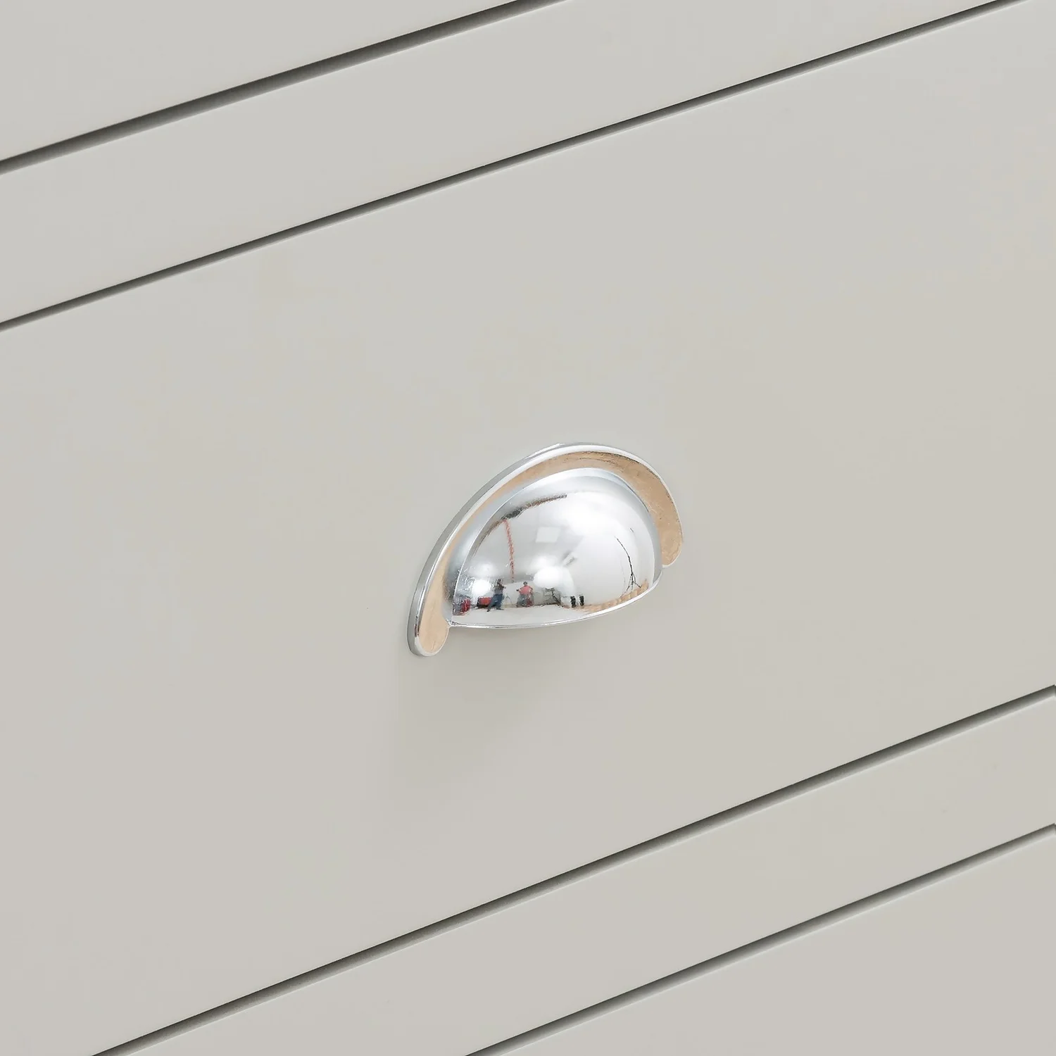 Norbury 5 Drawer Chest - Grey 7 Norbury 5 Drawer Chest - Grey - Image 7