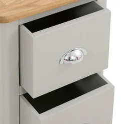 Norbury 2 Drawer Bedside Table - Grey -Cheap Deco Casa Store 12940865 6784873335389277