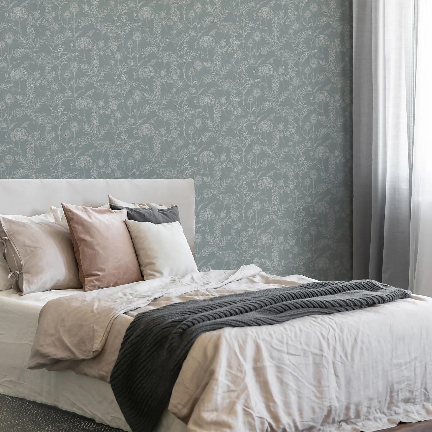 Country Living Wildflower Garden Mist Wallpaper 2 Country Living Wildflower Garden Mist Wallpaper - Image 2