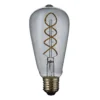 TCP Decorative Lightbulb Soft Filament ST64 Cage ES 4W/23W Cage Cool Smoked 1 Pack