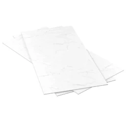 Plancs White Marble Self-Adhesive Vinyl Floor Tile - 5pc Pack Covers 0.93sqm -Cheap Deco Casa Store 12968592 1514946463407445