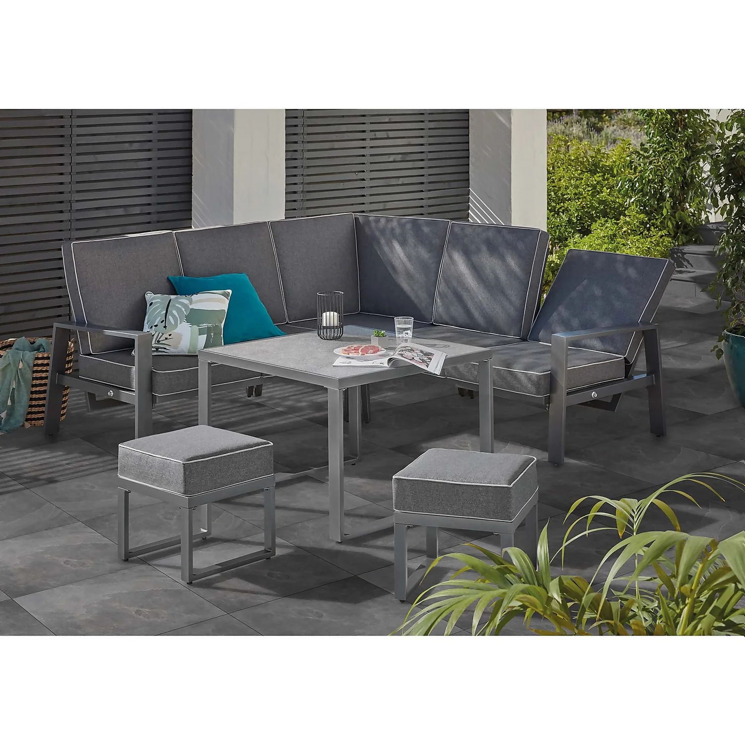 House Of Mosaics Slate Black Matt Stone Effect Porcelain Outdoor Tiles 60 X 60cm - Pack Of 2 1 House Of Mosaics Slate Black Matt Stone Effect Porcelain Outdoor Tiles 60 X 60cm - Pack Of 2