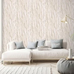 Elle Decoration Marble Blush Cream Gold Wallpaper -Cheap Deco Casa Store 13027927 1314973364566097