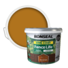 Ronseal One Coat Fence Life Paint Tudor Harvest Gold - 9L