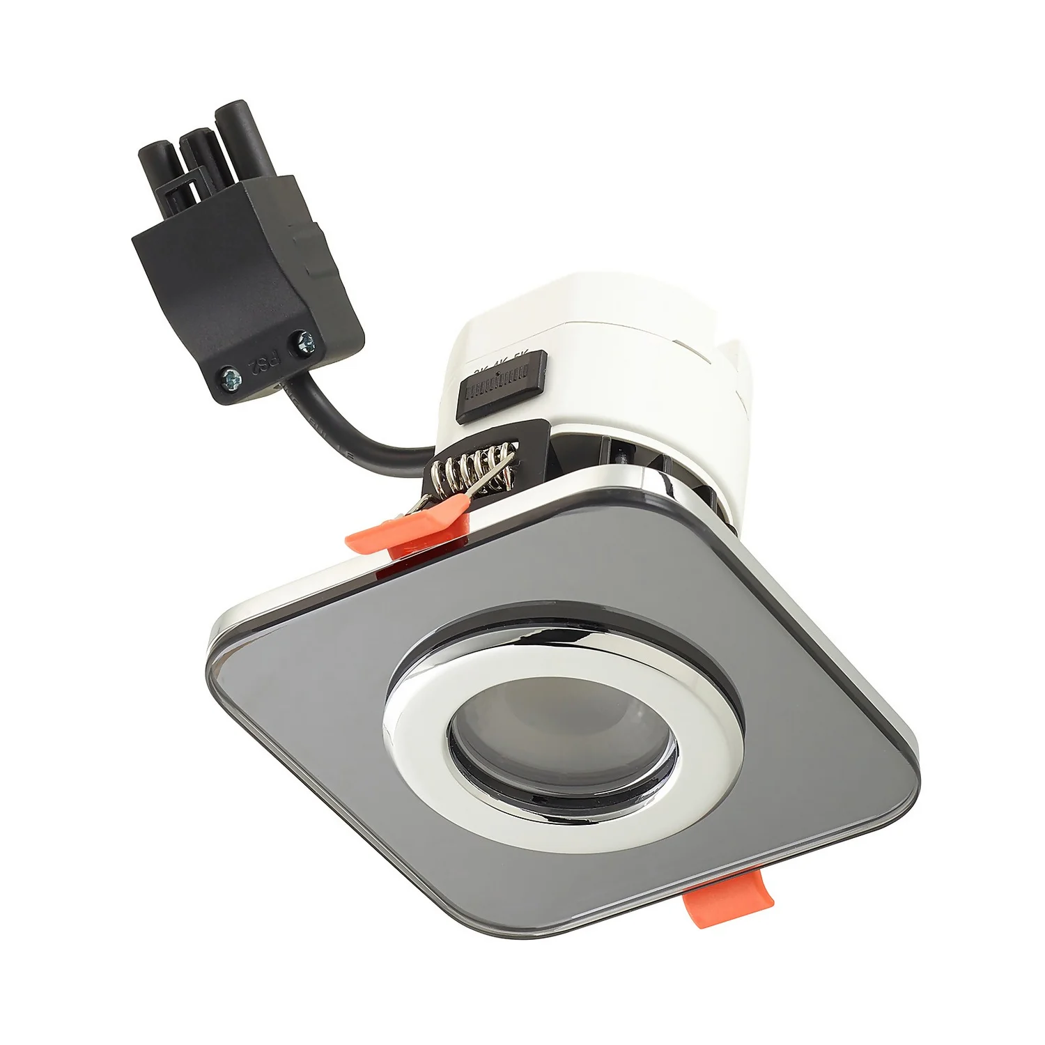 Bathstore Triotone Square Smoked Glass Downlight 3 Bathstore Triotone Square Smoked Glass Downlight - Image 3