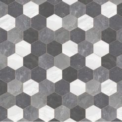 None Pembroke Hex Vinyl Sheet Flooring - 3x2m Roll 8 None Pembroke Hex Vinyl Sheet Flooring - 3x2m Roll -Cheap Deco Casa Store 13053379 1535002420221576