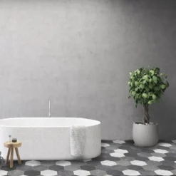 None Pembroke Hex Vinyl Sheet Flooring - 3x2m Roll 7 None Pembroke Hex Vinyl Sheet Flooring - 3x2m Roll -Cheap Deco Casa Store 13053379 4915002420199610