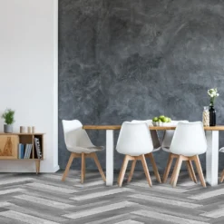 None Venice Grey Herringbone Vinyl Sheet Flooring 3x2m Roll 7 None Venice Grey Herringbone Vinyl Sheet Flooring 3x2m Roll -Cheap Deco Casa Store 13053380 5495002421390949