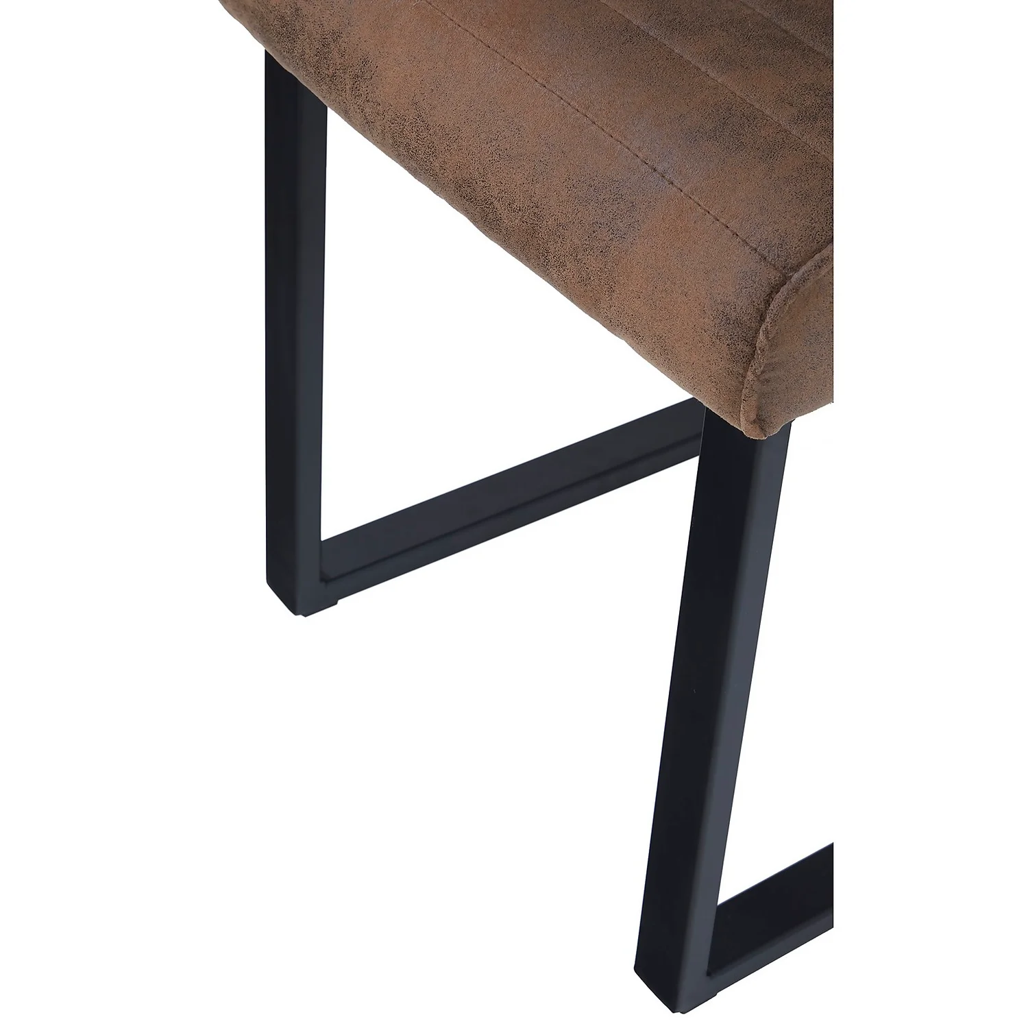 Ayden Cantilever Dining Chair - Set Of 2 - Tan 6 Ayden Cantilever Dining Chair - Set Of 2 - Tan - Image 6