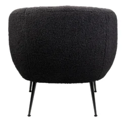 Tori Boucle Tub Chair - Black -Cheap Deco Casa Store 13130400 1794919264933832