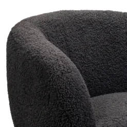 Tori Boucle Tub Chair - Black -Cheap Deco Casa Store 13130400 2104919264948529