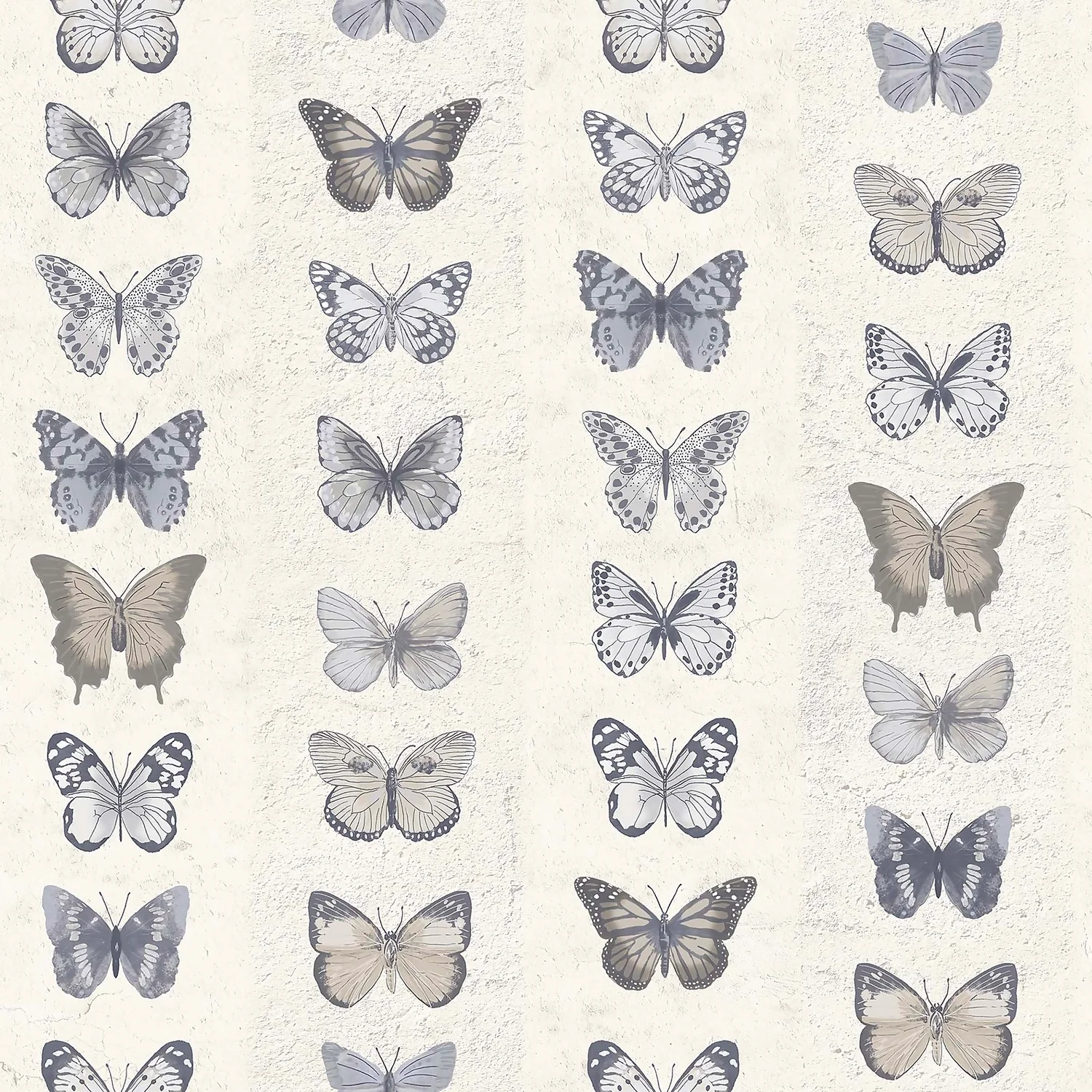 Organic Textures Jewel Butterflies Blue Wallpaper Sample 1 Organic Textures Jewel Butterflies Blue Wallpaper Sample
