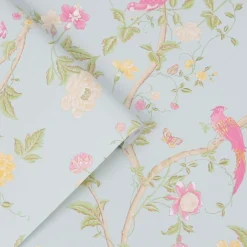 Laura Ashley Summer Palace Duck Egg Wallpaper 5 Laura Ashley Summer Palace Duck Egg Wallpaper -Cheap Deco Casa Store 13135846 1074871509398462