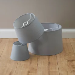 Clyde Grey Taper Shade - 30cm -Cheap Deco Casa Store 13139372 2004920559620894