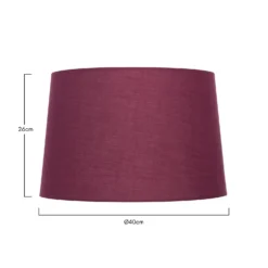 Clyde Plum Taper Shade - 40cm 10 Clyde Plum Taper Shade - 40cm -Cheap Deco Casa Store 13139378 1634900552380996