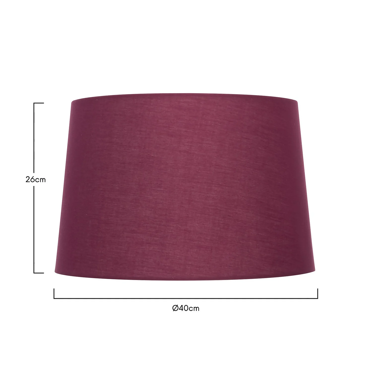 Clyde Plum Taper Shade - 40cm 5 Clyde Plum Taper Shade - 40cm - Image 5