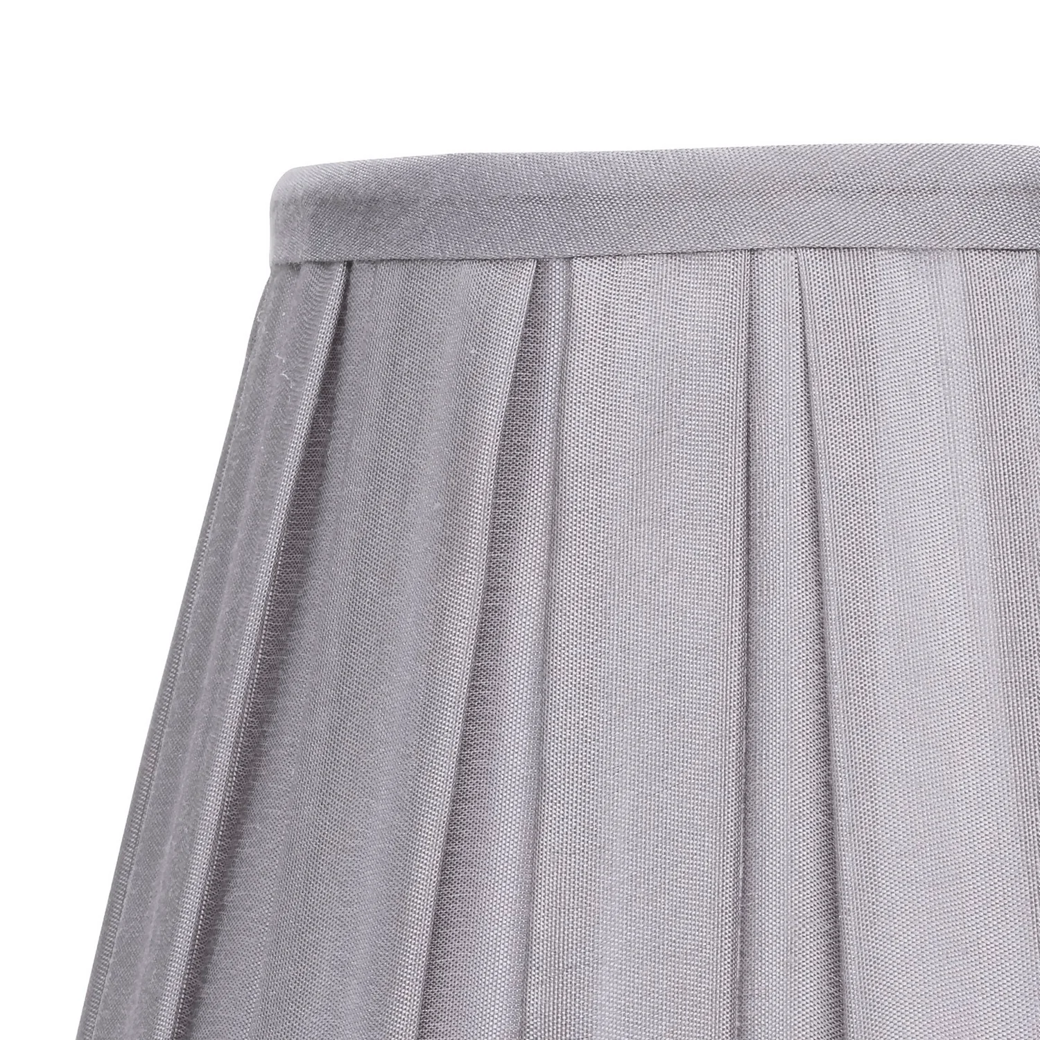 Raye Dove Pleated Taper Silk Shade - 20cm 4 Raye Dove Pleated Taper Silk Shade - 20cm - Image 4