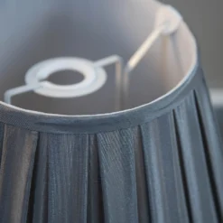 Raye Dove Pleated Taper Silk Shade - 20cm 12 Raye Dove Pleated Taper Silk Shade - 20cm -Cheap Deco Casa Store 13139384 1904944148016361