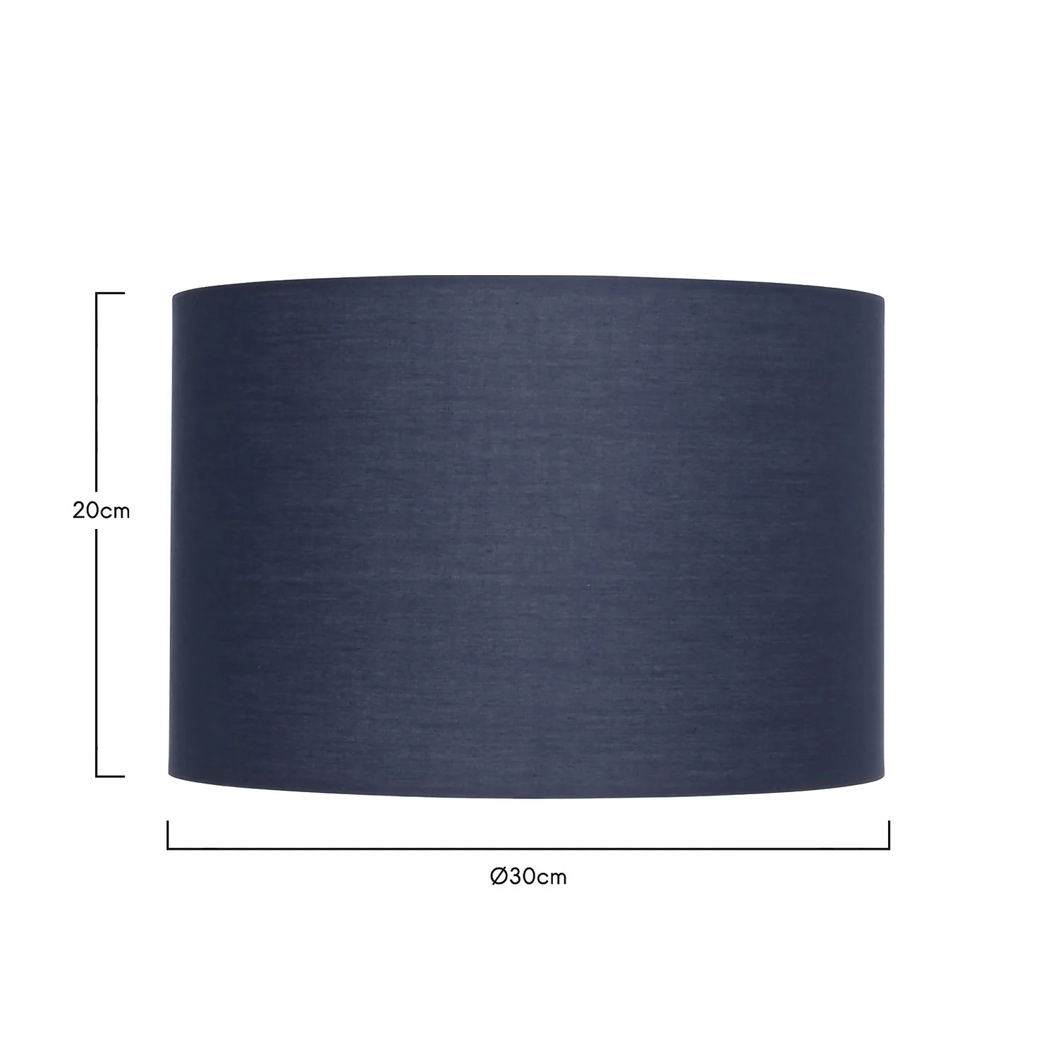 Clyde Navy Drum Shade - 30cm 5 Clyde Navy Drum Shade - 30cm - Image 5